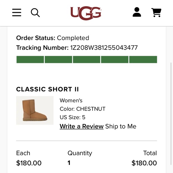 Ugg Classic Short II - Picture 2 of 2